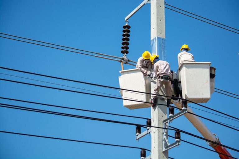 Intervention en hauteur sur un réseau